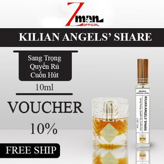 Nước hoa  Unisex Kilian Angels’ Share EDP hương thơm đẳng cấp , cuốn hút , sang trọng Chiết 10ml