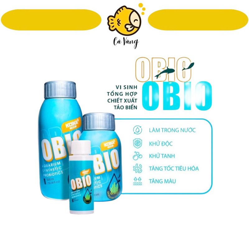 Men vi sinh Koika OBIO - Vi sinh cao cấp 4 in1 cho hồ cá cảnh