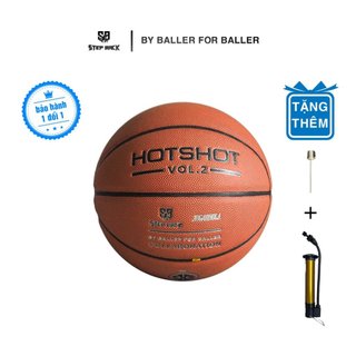 Bóng rổ jogarbolla x stepback hotshot vol2 tặng bơm, kim, lưới