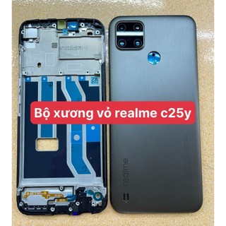 Bộ vỏ xương zin realme c25y-ráp máy chuẩn