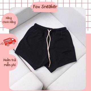Quần Shorts Fear Of God Essentials Black SS24 Hàng Chính Hãng | Fox Sneaker