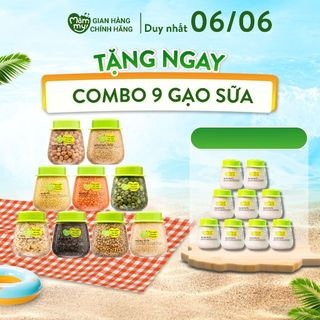  Combo 9 loại hạt quý Mămmy nhập khẩu chứa nhiều vitamin và dinh dưỡng cho bé ăn dặm bổ não
