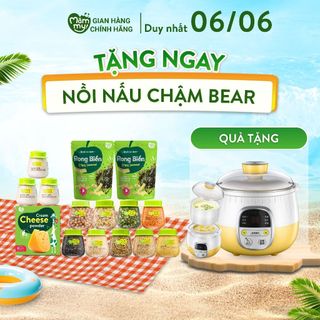 Combo yêu thích Mămmy giúp con ăn ngon bao gôm 9 hạt quý, 1 hộp phô mai, combo 3 gạo sữa và 2 bánh rong biển
