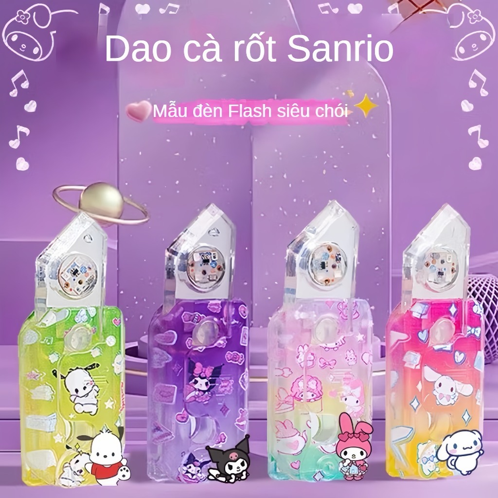 Dao cà rốt mini, dao cà rốt gấu dâu, dao cà rốt 3D, đồ chơi phát sáng có đèn led hoạt hình dễ thương