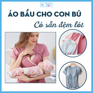Áo Bầu Cho Con Bú | Vải Modal | Mặc Nhà | Sau Sinh Cho Con Bú | Hàng Trung Quốc | AB01