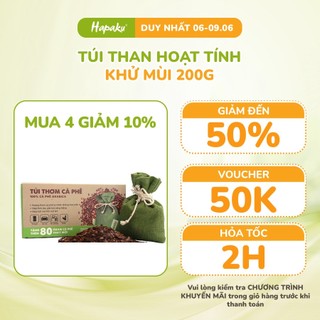 Túi Thơm Cafe Arabica Rang Mộc Khử Mùi Xe Hơi, Phòng Ngủ - Hapaku