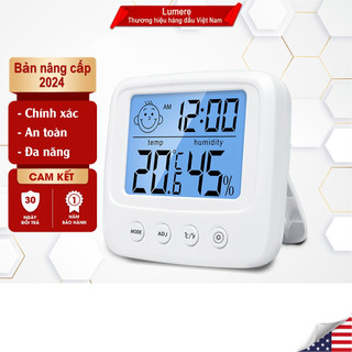 Nhiệt kế phòng điện tử, LUMERE đo nhiệt độ và độ ẩm phòng ngủ cho bé-CX-1222
