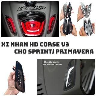Xi nhan Vespa kiểu HD CORSE siêu hot cho Sprint/ Primavera bộ 4 cái