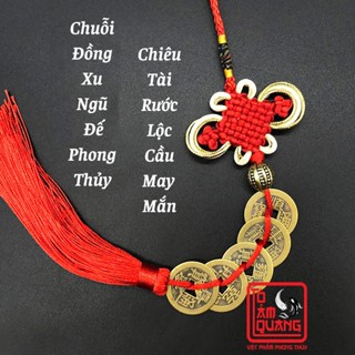 [TẾT 2026] Chuỗi Đồng Xu Phong Thủy Cao Cấp, Dây Treo Trang Trí Tết Chiêu Tài Rước Lộc May Mắn - Tô Tâm Quang