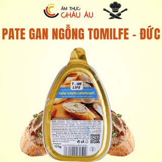 Pate Gan Ngỗng Ăn Liền TomiLife 100% Nhập Khẩu Đức 105G