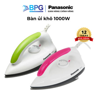 Bàn ủi khô panasonic ni-317tvra ni-317txra, công suất 1000w, mặt nhôm chống dính, chống xước
