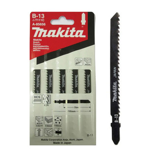 Bộ 5 lưỡi cưa gỗ dành cho máy cưa lọng Makita A-85656 Cơ bản B-13 cắt gỗ, nhựa, ván ép, PVC Hàng chính hãng