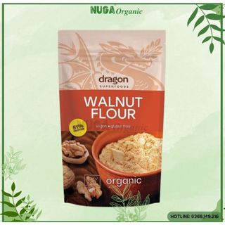 Bột hạt óc chó hữu cơ (Organic Walnut Flour) - Dragon Superfoods - 200g
