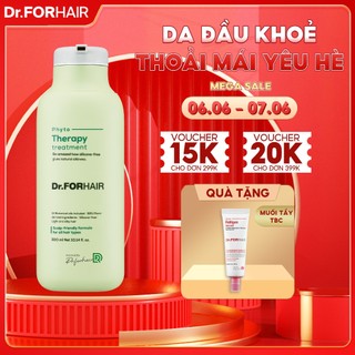 Dầu xả chiết xuất thực vật, an toàn và dịu nhẹ CHO DA NHẠY CẢMDr.FORHAIR Hàn Quốc Phyto Therapy Treatment 300ml