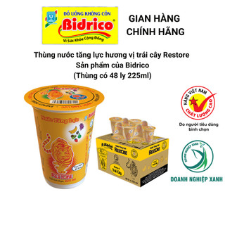 Nước Tăng Lực Hương Vị Trái Cây Restore ( Thùng 48 ly 225ml ) - Sản phẩm của Bidrico