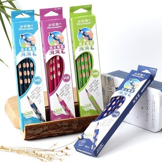 Bút chị định vị, combo 12 chiếc tặng kèm gọt bút chì cho bé