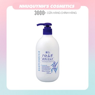 SỮA DƯỠNG THỂ BAN ĐÊM HATOMUGI THE BODY MILK HẠT Ý DĨ NHẬT BẢN (CHAI 400ML)