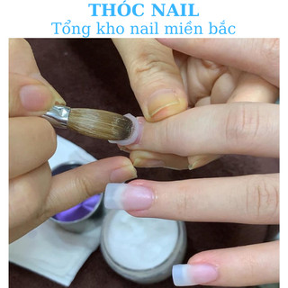cọ đắp phom bột nail nâng cao