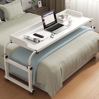 Bàn Làm Việc Trên Giường NAGO Có Bánh Xe Kích Thước 120*40cm, Thông minh, Tiện Lợi