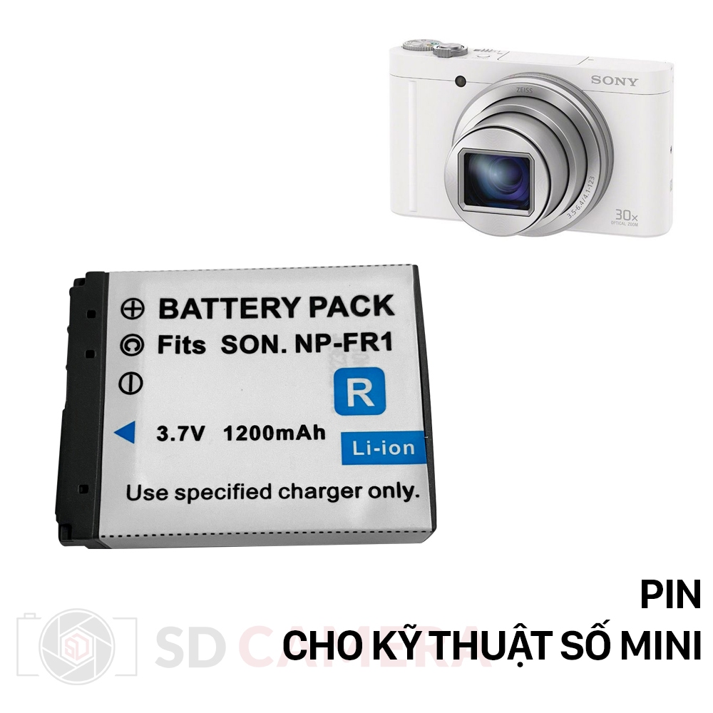 Pin NP-FR1 cho Máy ảnh Sony Cyber-Shot DSC-G1 DSC-V3 DSC-P120 DSC-P200... NP FR1 dung lượng cao