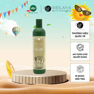 Dầu gội đầu thảo dược Weilaiya Zingiber Officinale Juice gừng hà thủ ô giúp dưỡng, đen và kích thích mọc tóc 400ml