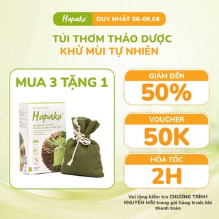 Túi Thơm Thảo Dược HAPAKU Khử Mùi Nhà Bếp, Đuổi Côn Trùng, Thư Giãn Hương Thơm Nhẹ Nhàng