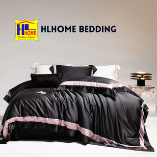 Bộ chăn ga tencel 100s ephan basic phối màu độc đáo cao cấp, hàng full box thoáng mát, siêu mềm mịn HL1