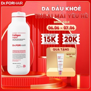 Dầu gội sạch da đầu, hỗ trợ mọc tóc và ngăn ngừa rụng tóc  Dr.FORHAIR FOLLIGEN ORIGINAL SHAMPOO 300ml