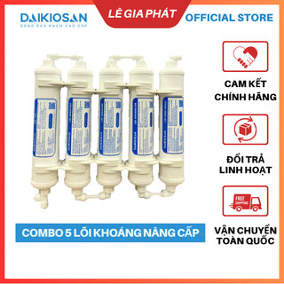 [Chính Hãng] Bộ 5 Lõi Khoáng nâng cấp Máy Lọc Nước RO Đại Việt, Daikiosan, Kangaroo, Karofi...