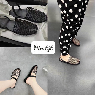 Giày sục lưới mũi tròn mùa hè Fullbox
