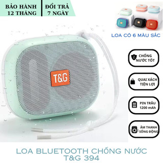  Loa Bluetooth Mini TG - 394 Chống Nước Có Quai Xách Tiện Lợi Pin Bền 1200 mAh Âm Thanh Sống Động 