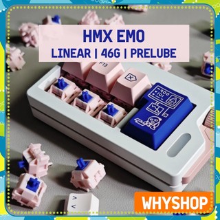 [Clack hay] Switch HMX Emo | Linear 46g Công tắc bàn phím cơ chính hãng đã prelube