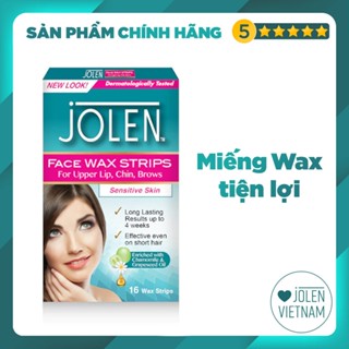 Wax tẩy lông Jolen - rất hiệu quả cho ria mép, cằm, quanh lông mày