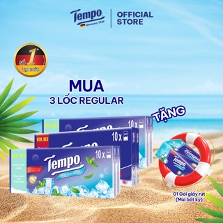 Khăn giấy bỏ túi cao cấp Tempo Regular - 4 lớp bền dai - Thương hiệu Đức