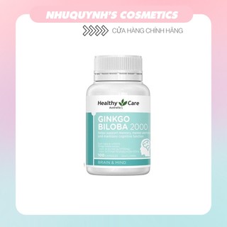 Viên uống bổ não Healthy Care Ginkgo Biloba 2000