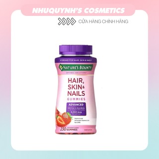 Kẹo dẻo Hair, Skin & Nail Biotin Nature's Bounty
