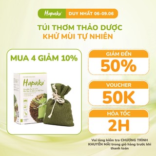 Túi Thơm Treo Xe Ô Tô Thảo Dược Tự Nhiên HAPAKU, Làm Thơm Phòng Ngủ, Bếp, Nhà Vệ Sinh, Tủ Quần Áo