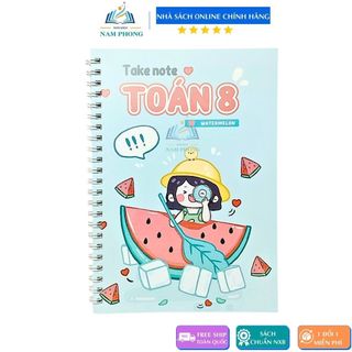 Sổ tay tóm tắt kiến thức toán lớp 8 - khổ giấy a5
