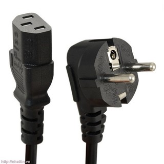 Dây cáp nguồn adapter laptop. Dây Nguồn Tròn 3 Chấu, chân dẹp , chân tròn Cho Cục Sạc Laptop - BMS