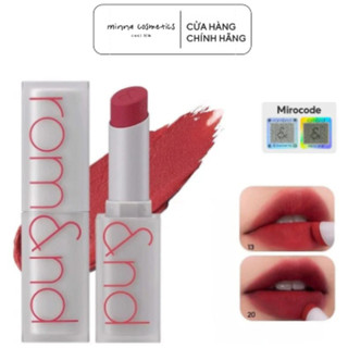 Son thỏi lì romand zero matte lipstick