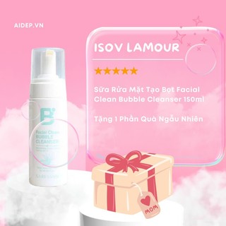 Sữa rửa mặt tạo bọt facial clean bubble cleanser isov 150ml