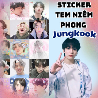 Sticker niêm phong Jungkook . Hình dán, tem niêm phong, deco trang trí gói hàng