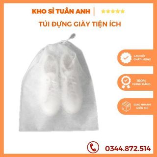 Túi vải đựng giày dép,túi lụa bọc túi xách, bảo quản giày dép khỏi bụi bẩn