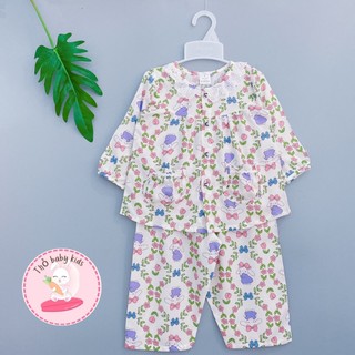 bộ tole,lanh bé gái, vải mềm mát, thấm hút mồ hôi tốt cho bé thỏ baby kids