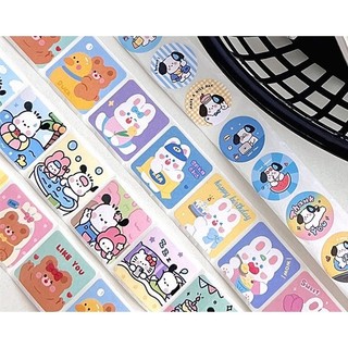 Set 12 tem chipi hoạt hình