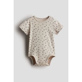 Bodysuit cho bé Body cộc tay HM H&M auth chất cotton mềm mịn cho bé 4-24m