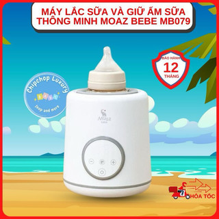Máy lắc sữa và giữ ấm sữa thông minh moaz bébé moaz bebe mb079 bảo hành chính hãng 12 tháng