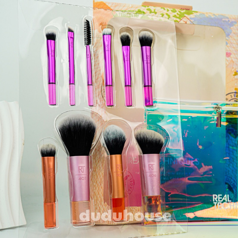 Bộ cọ REAL TECHNIQUES - Travel Fantasy Mini Brush
