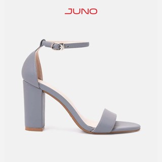 Giày Sandal Nữ 9cm Thời Trang JUNO Gót Vuông Quai Ngang SD09070