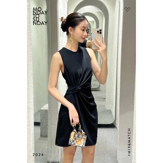 Đầm sát nách xoắn eo 1 bên - Everluxe